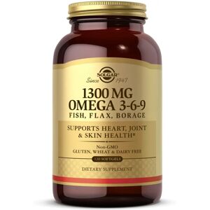 Solgar Omega 3-6-9 Fish, Flax & Borage - 120 Softgels - Omega 3-6-9 Supplements Solgar Omega 3-6-9 Fish, Flax & Borage - 120 Softgels - Omega 3-6-9 Supplements