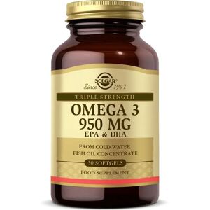 Solgar Omega-3 de Triple Fuerza - 50 cápsulas blandas. Solgar Omega-3 de Triple Fuerza - 50 cápsulas blandas.