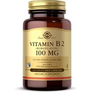 Solgar Vitamin B2 - Energy - 100 x 100mg Vegicaps Solgar Vitamin B2 - Energy - 100 x 100mg Vegicaps