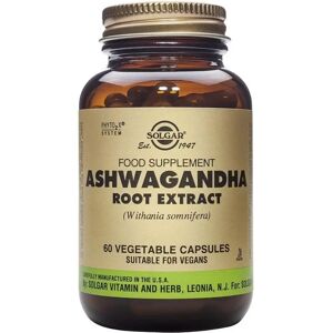 Estratto di Radice di Ashwagandha Solgar - Capsule Vegetali - Piena Potenza - Supporto allo Stress Estratto di Radice di Ashwagandha Solgar - Capsule Vegetali - Piena Potenza - Supporto allo Stress