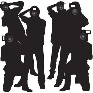 Beistle Paparazzi Wand-Decoration 168cm - wand-decoration Beistle Paparazzi Wand-Decoration 168cm - wand-decoration