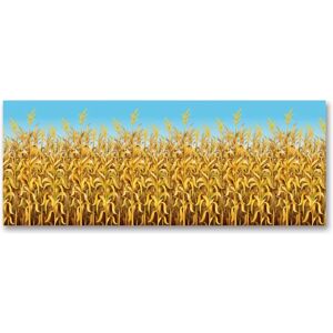 Beistle 4' X 30' Cornstalks Backdrop - Summer/Fall Event Scene Beistle 4' X 30' Cornstalks Backdrop - Summer/Fall Event Scene