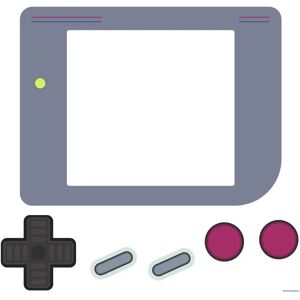 RoomMates Autocollant Mur Nintendo Gameboy - 48x13cm - Amovible, Réutilisable - Publicité RoomMates Autocollant Mur Nintendo Gameboy - 48x13cm - Amovible, Réutilisable - Publicité