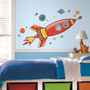 York Wallcoverings Autocollant Enfant Fusée - Autocollant - Publicité York Wallcoverings Autocollant Enfant Fusée - Autocollant - Publicité