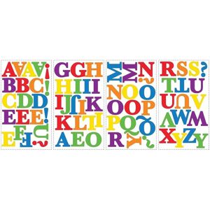 TheDecoFactory Alphabet Stickers - Autocollants repositionnables multicolores - Publicité TheDecoFactory Alphabet Stickers - Autocollants repositionnables multicolores - Publicité
