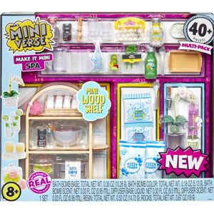 MGA's Miniverse - Make It Mini Spa Multipack (40pc w/Wooden Shelf) MGA's Miniverse - Make It Mini Spa Multipack (40pc w/Wooden Shelf)