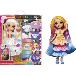 MGA Entertainment Rainbow High Watercolor & Create DIY Doll - Brown Eyes MGA Entertainment Rainbow High Watercolor & Create DIY Doll - Brown Eyes