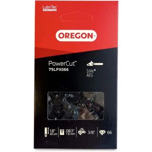 Scie électrique Oregon - 75LPX066E - Chaîne Super, pas 9,5 mm, 66 maillons - Tronçonneuse - Publicité Scie électrique Oregon - 75LPX066E - Chaîne Super, pas 9,5 mm, 66 maillons - Tronçonneuse - Publicité