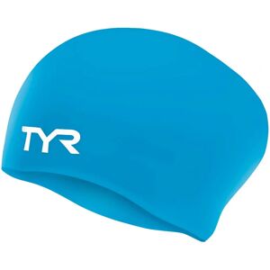 TYR Long Hair Silicone Swim Cap - Blue - Wrinkle-Free, Durable, Hypoallergenic TYR Long Hair Silicone Swim Cap - Blue - Wrinkle-Free, Durable, Hypoallergenic