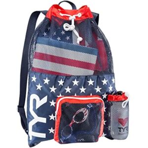 TYR Big Mesh Mummy Backpack - Stars & Stripes - Backpack TYR Big Mesh Mummy Backpack - Stars & Stripes - Backpack