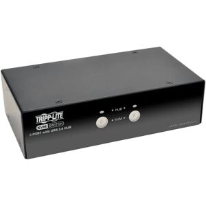 Tripp Lite B004-DPUA2-K - Commutateur KVM DisplayPort, 2 ports, audio, hub USB 3.0 - Publicité Tripp Lite B004-DPUA2-K - Commutateur KVM DisplayPort, 2 ports, audio, hub USB 3.0 - Publicité