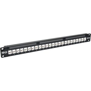 Tripp Lite N254-024-6A Patch Panel - 24-Port Cat6a Ethernet Rackmount Tripp Lite N254-024-6A Patch Panel - 24-Port Cat6a Ethernet Rackmount
