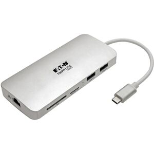 Station d'accueil Tripp Lite U442-DOCK11-S Argent USB 3.2 Gen 2 (3.1 Gen 2) Type-C - Publicité Station d'accueil Tripp Lite U442-DOCK11-S Argent USB 3.2 Gen 2 (3.1 Gen 2) Type-C - Publicité