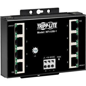Tripp Lite NFI-U08-1 8-Port Industrieller Ethernet Switch - Schwarz Tripp Lite NFI-U08-1 8-Port Industrieller Ethernet Switch - Schwarz