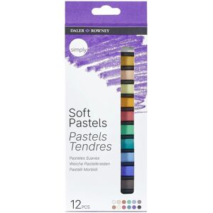 Daler-Rowney Simply Soft Pastels - Pastels - Couleurs variées - Publicité Daler-Rowney Simply Soft Pastels - Pastels - Couleurs variées - Publicité