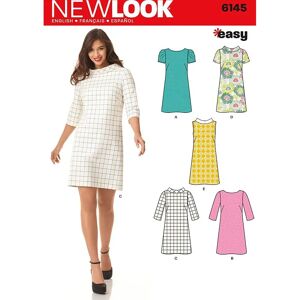 Patron robe New Look 6145 - Facile pour débutants - Publicité Patron robe New Look 6145 - Facile pour débutants - Publicité