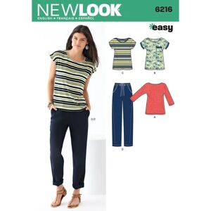Patron New Look 6216 - Haut & Pantalon Femme - Décontracté - Publicité Patron New Look 6216 - Haut & Pantalon Femme - Décontracté - Publicité