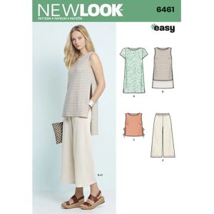 Patron de couture blanc New Look - Robe, tunique, haut, pantalon - Publicité Patron de couture blanc New Look - Robe, tunique, haut, pantalon - Publicité