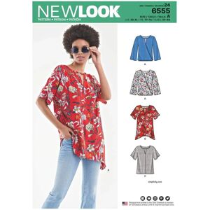 Modèle de Couture New Look 6555 Chemisier Blanc - Patron Vêtement Modèle de Couture New Look 6555 Chemisier Blanc - Patron Vêtement