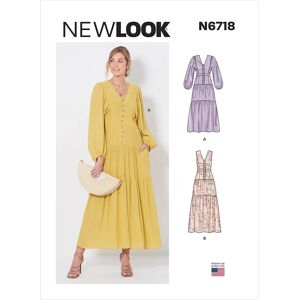 Modèle de robe à décolleté en V de New Look - Patron de robe Modèle de robe à décolleté en V de New Look - Patron de robe