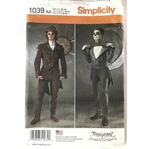 Simplicity Men's Cosplay Costume Pattern - 1039 Simplicity Men's Cosplay Costume Pattern - 1039