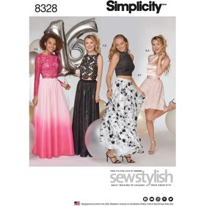 Simplicity Model 8328D5 - Evening Dress Pattern for Special Occasions Simplicity Model 8328D5 - Evening Dress Pattern for Special Occasions