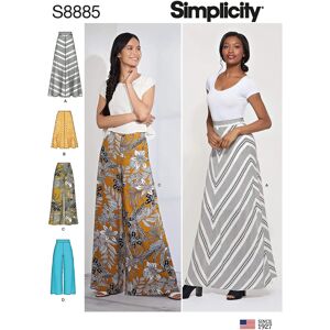 Simplicity Misses' Skirt and Trousers Sewing Pattern 8885 Simplicity Misses' Skirt and Trousers Sewing Pattern 8885