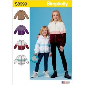 Simplicity Children's and Girls' Knit Hooded Jacket Sewing Pattern - Children’s Hooded Jacket Simplicity Children's and Girls' Knit Hooded Jacket Sewing Pattern - Children’s Hooded Jacket