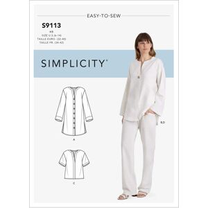 Simplicity S9113H5 Pattern - Misses' Tunic & Pants Simplicity S9113H5 Pattern - Misses' Tunic & Pants