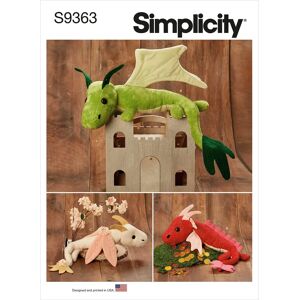 Simplicity Model 9363 - Paper Sewing Pattern Simplicity Model 9363 - Paper Sewing Pattern