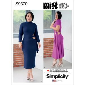 Simplicity Misses' Knit Dress Sewing Pattern - Dress Sewing Pattern Simplicity Misses' Knit Dress Sewing Pattern - Dress Sewing Pattern