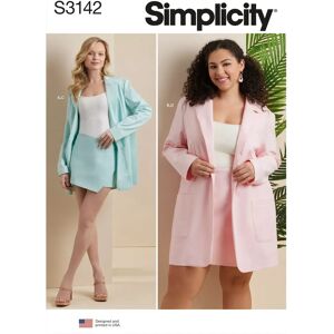 Simplicity SS3142W2 Misses' Blazer and Skorts Pattern - Clothing Pattern Simplicity SS3142W2 Misses' Blazer and Skorts Pattern - Clothing Pattern