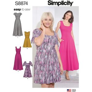 Simplicity 8874 - Dress Sewing Pattern Simplicity 8874 - Dress Sewing Pattern