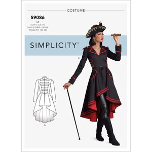 Simplicity Misses' Coat Sewing Pattern S9086 Simplicity Misses' Coat Sewing Pattern S9086