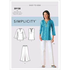 Simplicity S9130 Pattern - Dressmaking, Skirt, Pants, Tunic & Scarf Simplicity S9130 Pattern - Dressmaking, Skirt, Pants, Tunic & Scarf