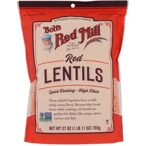 Bob'S Red Mill Lentils - Red - Fast Cooking, High Protein Bob'S Red Mill Lentils - Red - Fast Cooking, High Protein
