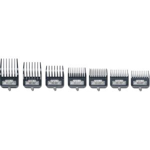 Andis Master Series Premium Metal Hair Clipper Attachment Comb 7 Piece Set - Hair Clipper Accessories Andis Master Series Premium Metal Hair Clipper Attachment Comb 7 Piece Set - Hair Clipper Accessories