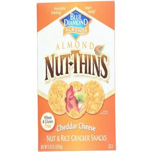 Blue Diamond Almonds Nut-thins Cheddar Cheese Rice Cracker Snacks - Cracker Snacks Blue Diamond Almonds Nut-thins Cheddar Cheese Rice Cracker Snacks - Cracker Snacks