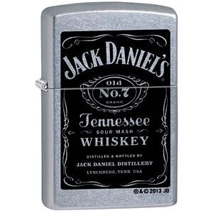 Zippo Jack Daniel's Old No. 7 Logo Street Chrome isqueiro Zippo Jack Daniel's Old No. 7 Logo Street Chrome isqueiro