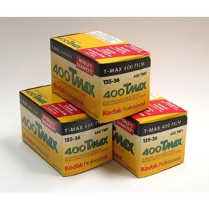 Film noir et blanc Kodak TMAX 400 - 36 poses - ISO 400 - Publicité Film noir et blanc Kodak TMAX 400 - 36 poses - ISO 400 - Publicité