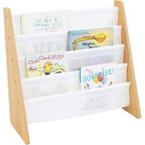 Humble Crew Model 4-Ficks Bookcase - Space-saving, Natural/White Humble Crew Model 4-Ficks Bookcase - Space-saving, Natural/White