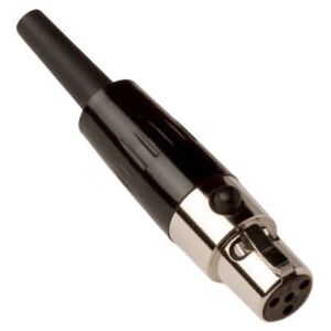 Shure WA330 Mini Connector - 4 Pin - Black Shure WA330 Mini Connector - 4 Pin - Black