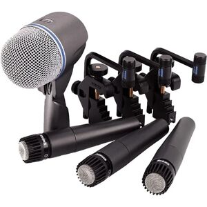 Shure DMK57-52 Microphone Kit - Black - Drum Microphones & Accessories Shure DMK57-52 Microphone Kit - Black - Drum Microphones & Accessories