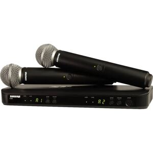 Shure BLX288/SM58 Black Stage Microphone Set Shure BLX288/SM58 Black Stage Microphone Set