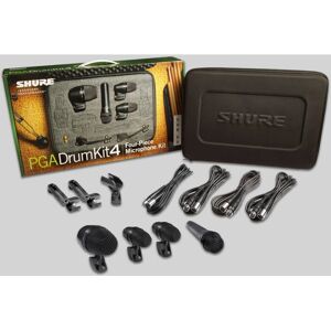 Shure Microphone Set - Model PGADRUMKIT4 - Black for Drums Shure Microphone Set - Model PGADRUMKIT4 - Black for Drums
