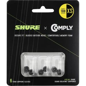 Embouts d'oreille Shure EACYF1 - Gaines en mousse X-Small - Publicité Embouts d'oreille Shure EACYF1 - Gaines en mousse X-Small - Publicité