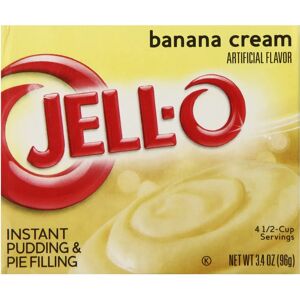 Mélange de pudding instantané à la crème de banane Jell-O - Banane, Pack de 2 - Publicité Mélange de pudding instantané à la crème de banane Jell-O - Banane, Pack de 2 - Publicité
