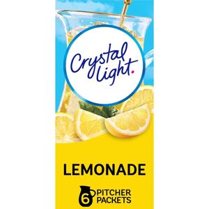 Mélange pour boisson limonade Crystal Light - Pack de 6 - Publicité Mélange pour boisson limonade Crystal Light - Pack de 6 - Publicité