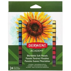 Derwent Academy Mjuka Pasteller - Set med 24 färger Derwent Academy Mjuka Pasteller - Set med 24 färger