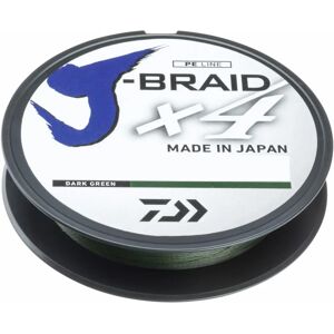 Daiwa J-Braid X4 - 135m Vert Foncé - Ligne de Pêche - Publicité Daiwa J-Braid X4 - 135m Vert Foncé - Ligne de Pêche - Publicité